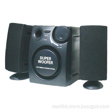 2.1-channel Computer Speaker with 680W PMPO, 110/240V to 50/600Hz AC Power